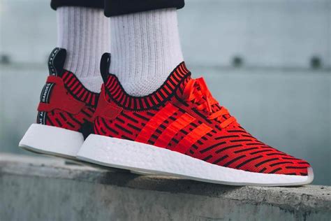 adidas nmd r2 herren schwarz rot|Adidas NMD r2 women's.